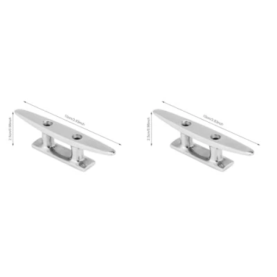 Abbildung von Keenso Boot Klampen, 4 Zoll Edelstahl Klampe für Bootsklampe Marine Anlegeklampen (1 Stk)