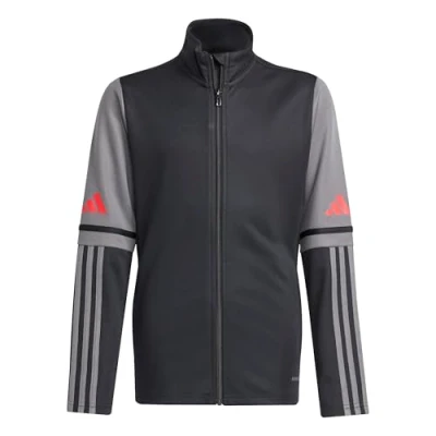 Abbildung von adidas Performance Squadra Trainingsjacke für Kinder, Größe: 176, Schwarzgrau