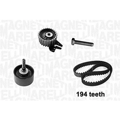 Abbildung von MAGNETI MARELLI 341304050000 Zahnriemensatz 194 FIAT: Doblo II Kasten / Kombi, Grande Punto Schrägheck, Evo Schrägheck