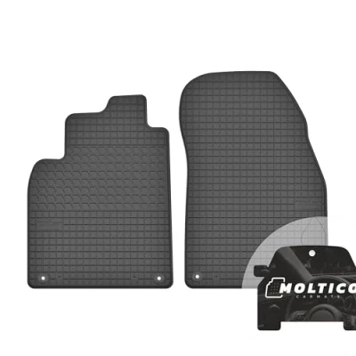 Abbildung von moto MOLTICO Vorne Gummi Automatten Gummimatten Passgenau Allwetter Fussmatten Auto passend für Saab 9 3 (2002 2011)