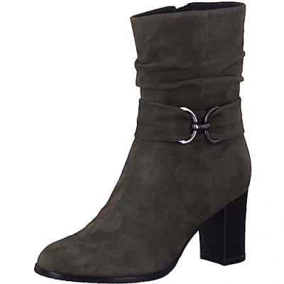 Abbildung von Caprice Cowboy/Bikerstiefelette, Damen, Größe: 36, Stone suede Schuhe