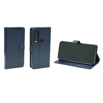 Abbildung von caseroxx Handy Hülle Tasche kompatibel mit Cat S75 Bookstyle Case Wallet in blau