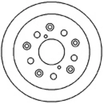 Abbildung von MAPCO 15565 Bremsscheibe Hinterachse 307 12 5 voll LEXUS: GS II, IS I Limousine, Sportcross