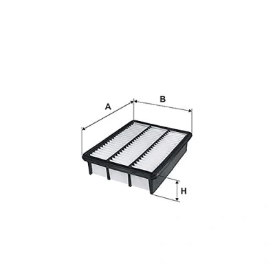 Abbildung von MAGNETI MARELLI 153071762352 Luftfilter 46 188 224 Filtereinsatz CHEVROLET: Kalos Schrägheck, Aveo / Limousine