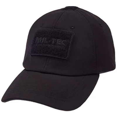 Abbildung von Mil Tec Herren Baseballkasket 12317502 Baseballkappe, Schwarz, Einheitsgröße EU