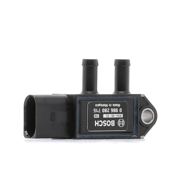 Abbildung von BOSCH 0 986 280 715 Sensor, Abgasdruck VOLKSWAGEN: Golf Sportsvan, 7 Variant, Passat B8 Alltrack, AUDI: A3 Schrägheck, A6 C7 Avant kfzteile,
