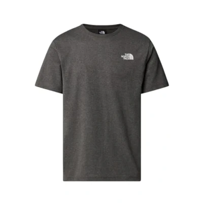 Abbildung von The North Face TEE Tshirt print, Herren, Größe: XS, Medium grey heather