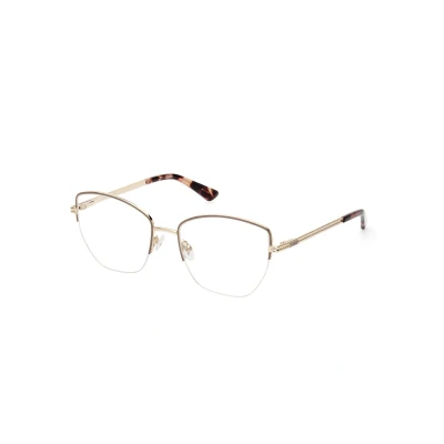 Abbildung von Guess Damen GU2939 057 Rahmen von BRILLEN Metall Beige Geometrisch Normal