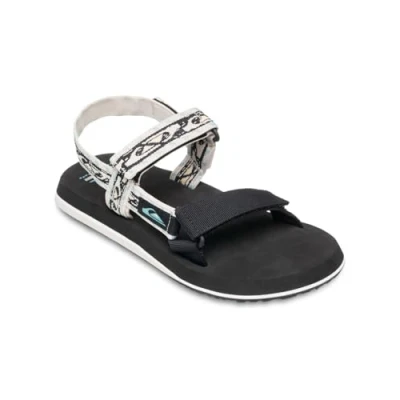 Abbildung von Quiksilver Monkey Caged Riemensandalette, Herren, Größe: 42, Black white Textil