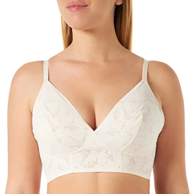Abbildung von sloggi Damen ZERO Lace 2.0 Longline Bra Bügelloser BH, Fresh Powder, XS