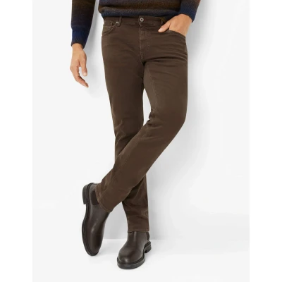 Abbildung von BRAX Style Chuck Jeans Slim Fit, Herren, Größe: 33x34, Coffee