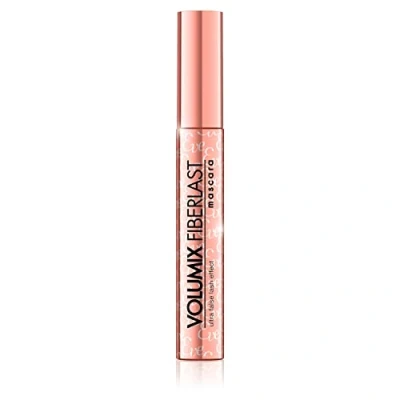 Abbildung von Eveline Cosmetics Volumix Fiberlast Mascara, Verdickung und Verlängerung, 10 ml, Schwarz