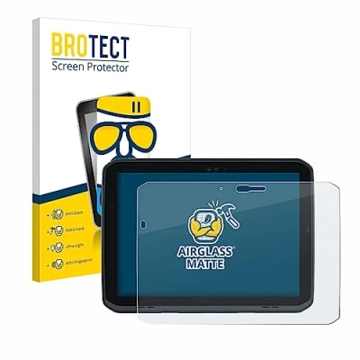Abbildung von BROTECT Entspiegelungs Schutzglas für Zebra ET80 / ET85 Schutzfolie Panzer Folie Glas Matt [Extrem Kratzfest 9H, Anti Reflex, Fingerprint]