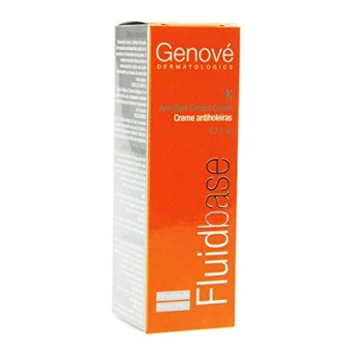 Abbildung von Fluidbase K Anti Augen Creme und Beutel fettfrei verhindert reduziert Augenringe Augenbeutel 20 ml, 1