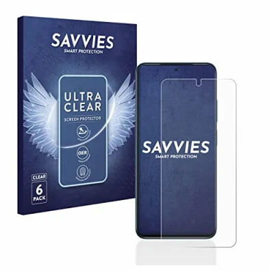 Abbildung von Savvies 6 Stück Schutzfolie für Xiaomi Redmi Note 11S Displayschutz Folie Ultra Transparent