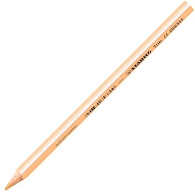 Abbildung von Dreikant Buntstift STABILO Trio dick Einzelstift apricot