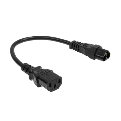 Abbildung von ACT C6 auf C13 Stromkabel 0,2m, Stecker 3 Polig Buchse Netzkabel AK5247