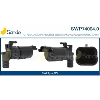 Abbildung von SANDO .0 SWP74004.0 Waschwasserpumpe 12V PEUGEOT: 508 I SW, 207 CC, 407 Limousine, DACIA: Duster SUV, Logan MCV, Sandero I, RENAULT: CLIO 2
