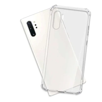 Abbildung von mtb more energy® Hülle Crystal Armor kompatibel mit Samsung Galaxy Note 10 Plus, 10+ (SM N975, 6.8&#039;&#039;) verstärkte Ecken Anti Shock Schutzhülle Case Cover Tasche
