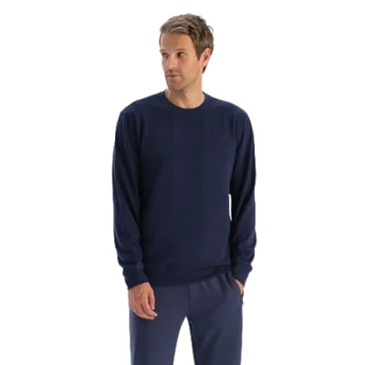Abbildung von DAGI LONG Sleeve CREW NECK Sweatshirt, Herren, Größe: Large, Blue