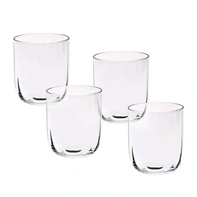 Abbildung von CRISTALICA Wasserglas 4er Set Condor Optik 225ml Becher Trinkglas Saft Bleikristall klar