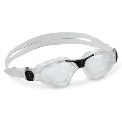 Abbildung von Aquasphere Kayenne Schwimmbrille, Triathlonbrille, Freiwasserschwimmbrille für Erwachsene mit UV Schutz, Silikondichtung, 180 Sicht, beschlagfreie Gläser Männer und Frauen,