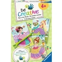 Abbildung von Ravensburger Kreativset BeCreative Midi, Bastelset DIY Mosaik Prinzessinnen, Made in Europe