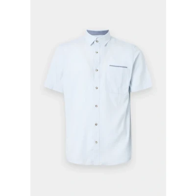 Abbildung von TOM Tailor Structured Hemd, Herren, Größe: Small, Light blue