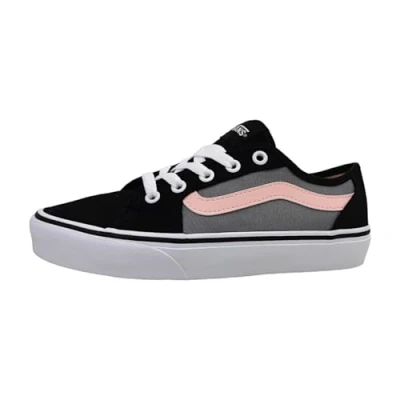 Abbildung von Vans Damen Filmore Decon Sneaker, POP Grey/Black/PINK, 37.5 EU