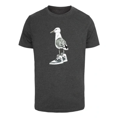 Abbildung von Mister TEE Seagull Sneakers Tshirt print, Herren, Größe: Large, Charcoal