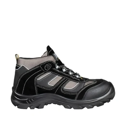 Abbildung von SAFETY JOGGER S3 Sicherheitsschuhe CLIMBER Rutschfeste Arbeitsschuhe für herren und Damen, Arbeitsstiefel mit Kunststoff Zehenkappe Zwischensohle, Metallfrei, Schwarz Grau, 40 EU