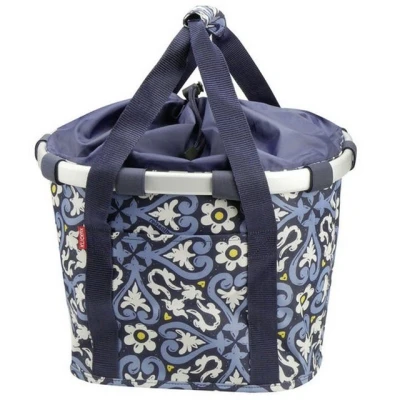 Abbildung von KlickFix Fahrradkorb City Tasche Bikebasket floral 1, 35x28x26cm
