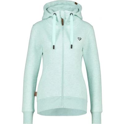Abbildung von alife &amp; kickin Yasminak A Hooded Sweatjacke, Damen, Größe: Large, Ice mint melange