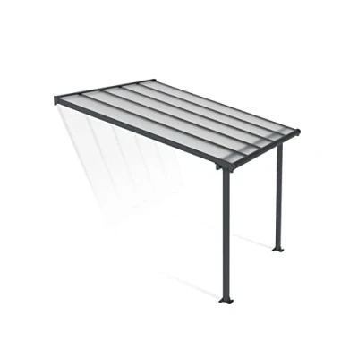 Abbildung von Canopia by Palram Olympia Aluminium Überdachung Grau 294x307 cm Veranda
