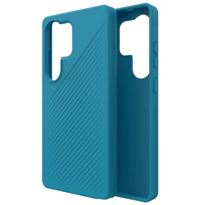 Abbildung von Samsung Galaxy S25 Ultra Hülle Silikon ZAGG Soft Case/Backcover Handyhülle Blau Shockproof/Stoßfest