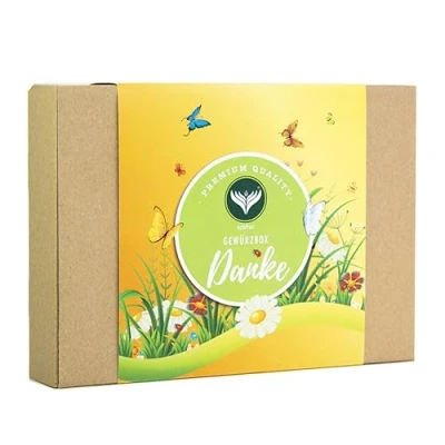 Abbildung von Azafran Gewürze Set Danke mit 4 Gewürzen Geschenkset Dankeschön Box