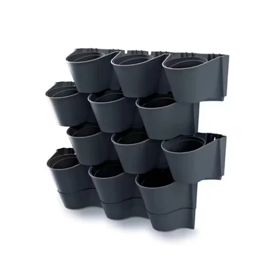 Abbildung von Kaskade Wand 12x anthrazit 23 in 1 Pflanztopf Meuwissen Agro