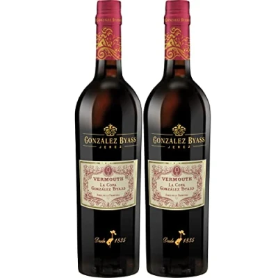 Abbildung von González Byass Vermouth La Copa Rojo Wermut rot süß Spanien I Visando Paket (2 Flaschen)