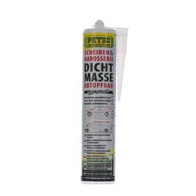 Abbildung von PETEC 83300 Scheibendichtstoff schwarz Kartusche nicht aushärtend, dauerelastisch, überlackierbar 310