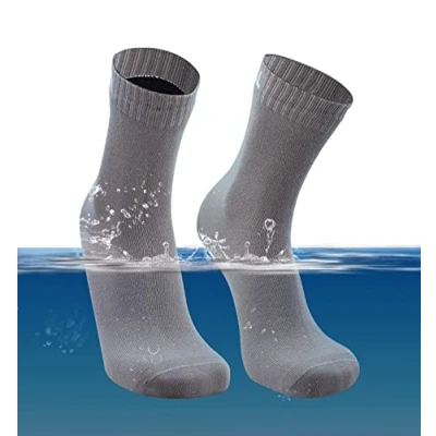 Abbildung von Dexshell DS663HRG Socken, ultradünn, hohe Taille, Grau