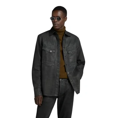 Abbildung von G Star Dakota Regular Shirt Hemd, Herren, Größe: Small, Magma cobler