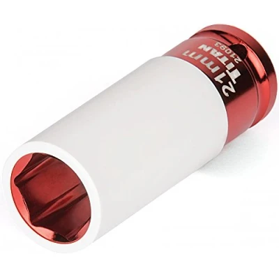 Abbildung von Titan 21093 1/2 Zoll Antrieb x 21 mm, nicht beschädigende Schlagmutter Stecknuss