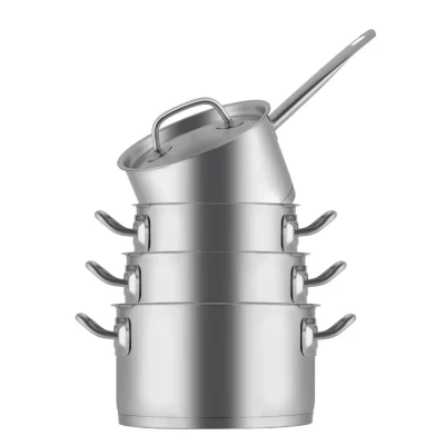 Abbildung von Sola Pfannenset Profiline Deluxe Silber 4 teilig