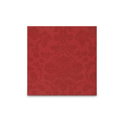 Abbildung von Semy Airlaid Serviette, Dauphine, 40x40 cm, bordeaux, 1/4 Falz, 1er Pack (1 x 50 Stück)