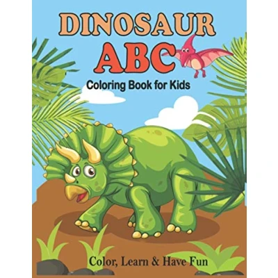 Abbildung von Dinosaur ABC Coloring Book: book for Toddlers and Preschoolers to Learn the English Alphabet Letters from A Z ... Ages 3 8 My first