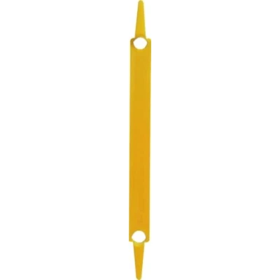 Abbildung von Laurel Heftstreifen 80mm Kunststoff VE=100 Stück gelb