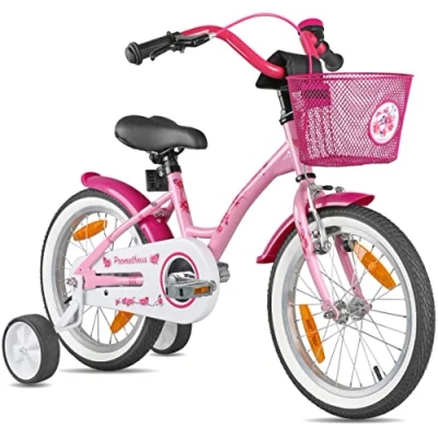 Abbildung von Kinderfahrrad 16 Zoll ab 4 Jahre mit Stützräder und Rücktritt