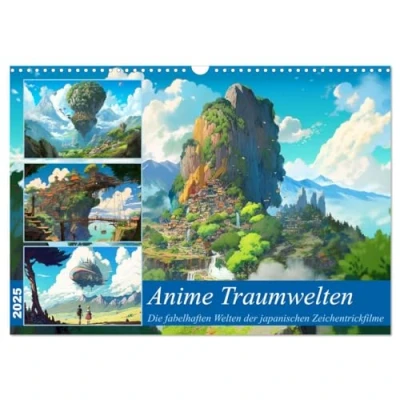 Abbildung von Anime Traumwelten (Wandkalender 2025 DIN A3 quer), CALVENDO Monatskalender