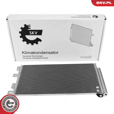 Abbildung von ESEN SKV 86SKV233 Klimakondensator mit Trockner Aluminium 634mm MINI: Schrägheck, Cabrio