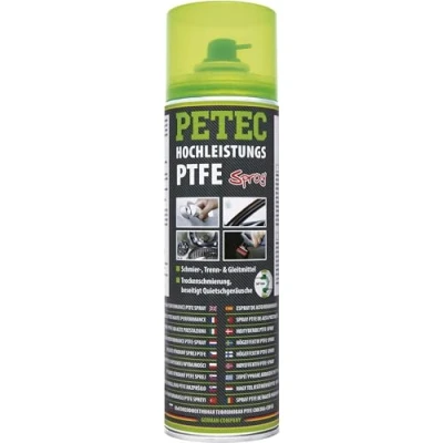 Abbildung von PETEC 74050 PTFE Spray Spraydose silikonhaltig 500 weiß transparent